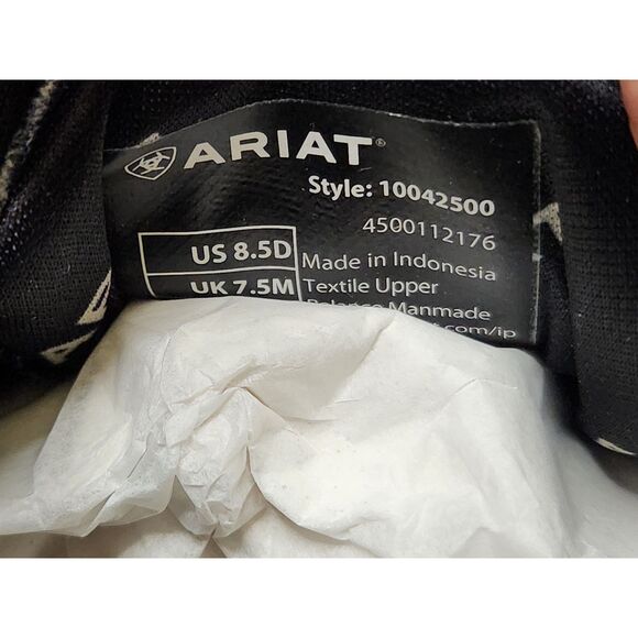 Ariat Hilo Stretch Lace Men's size 8.5 Bonefish Blue - Picture 3 of 8